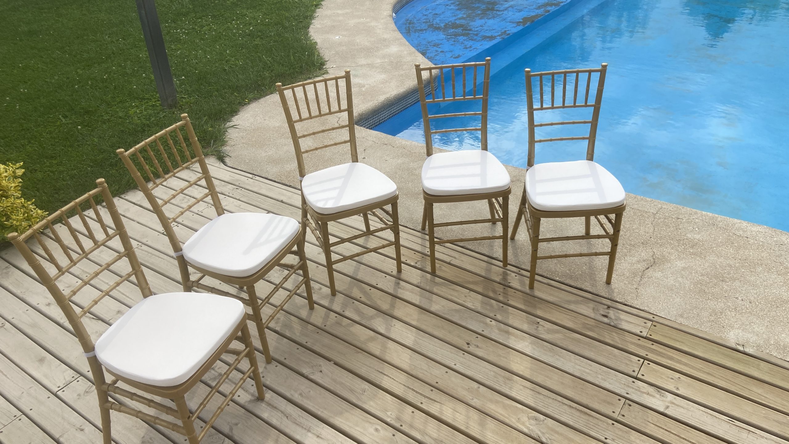 Pack 5 Cojines Para Silla Chivara , Tifany