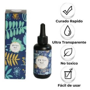 Resina Uv 200g Crystal De Secado Rapido